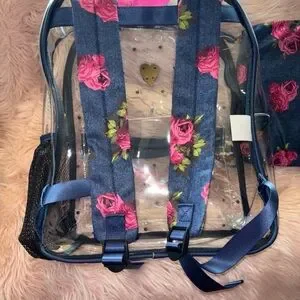 Betsey Johnson | Bags | Clear Backpack With Floral Design  display picture 2